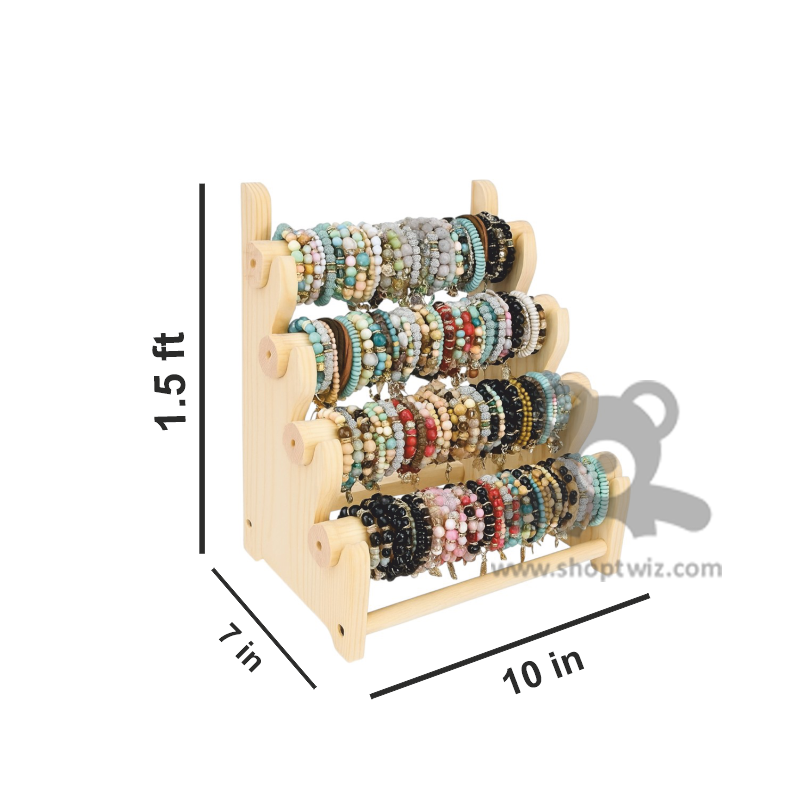 ShopTwiz Wooden Bracelet Display Stand