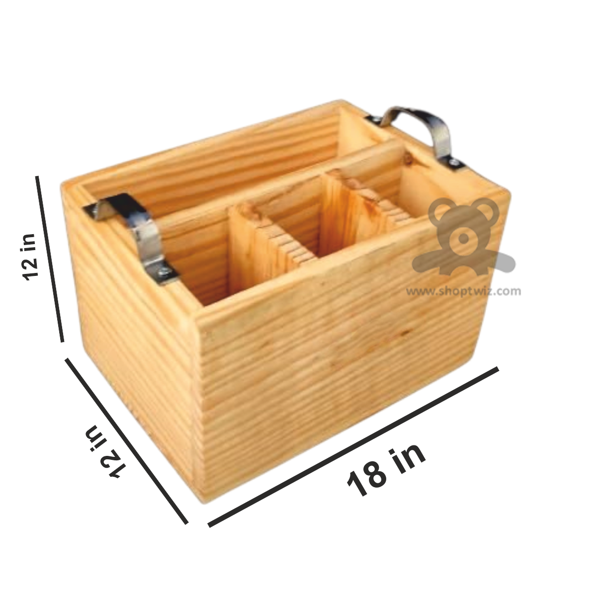 ShopTwiz Wooden Spoon and Kitchen Stand