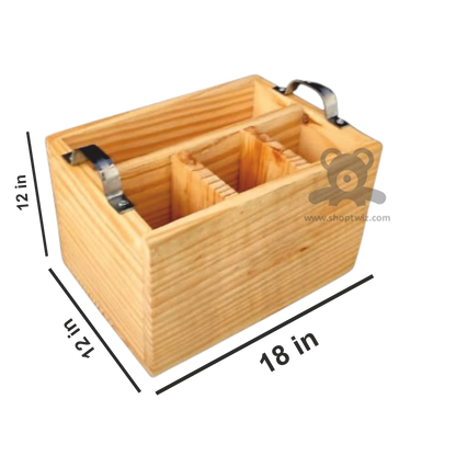 ShopTwiz Wooden Spoon and Kitchen Stand