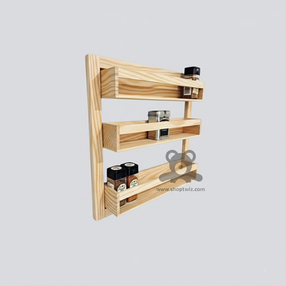 ShopTwiz Wooden Wall Stand for Kitchen