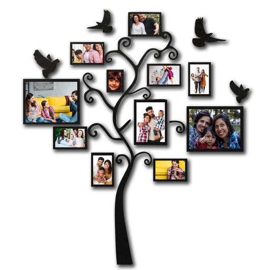 ShopTwiz Family Tree Collage Photo Frame with 11 photos ( Customizable )