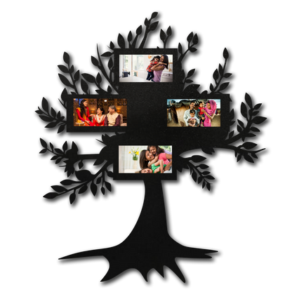 ShopTwiz Lovely Tree Collage Photo Frame with 4 photos ( Customizable )