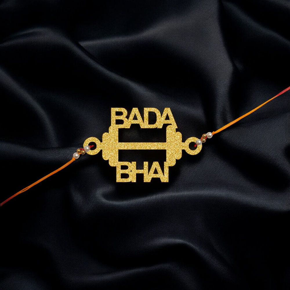 Bada Bhai Wooden Rakhi ( Lovely Brother )