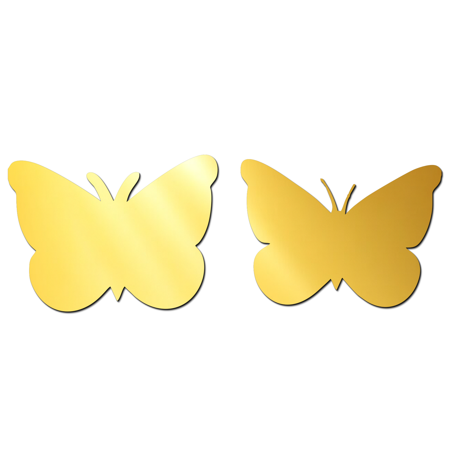 Butterfly  Golden Acrylic Cutout for Resin Art / Art and Craft