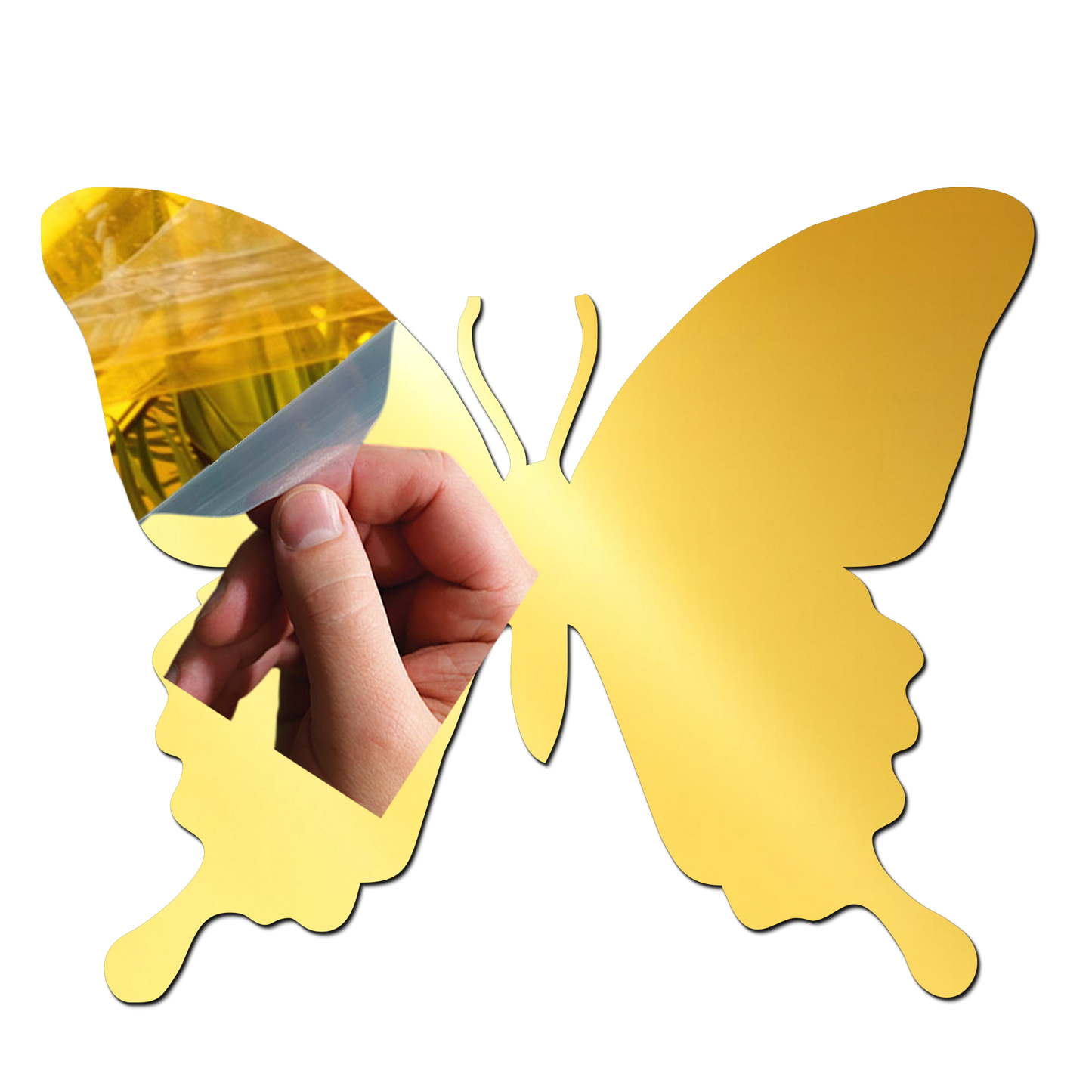 Lovely ButterFly Golden Acrylic Cutout for Resin Art / Art and Craft