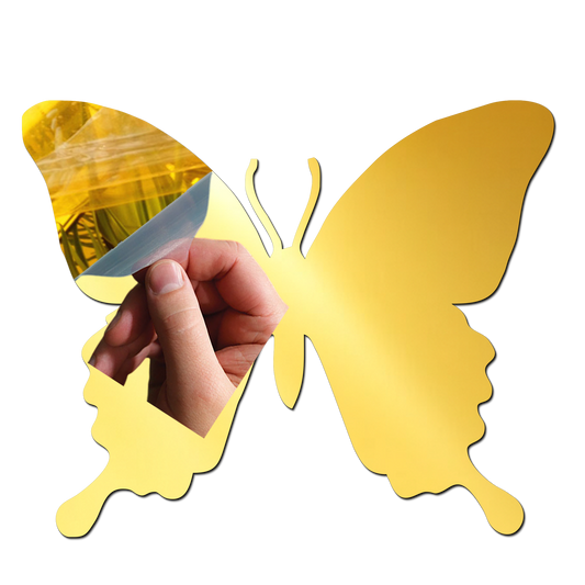 Lovely ButterFly Golden Acrylic Cutout for Resin Art / Art and Craft