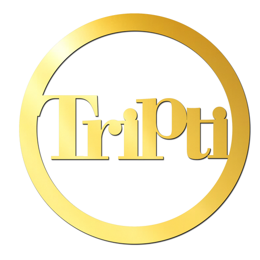 Tripti Name  Golden Acrylic Cutout for Resin Art / Art and Craft