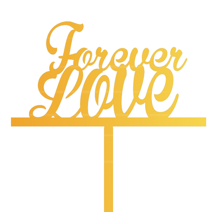 Forever Love cake topper