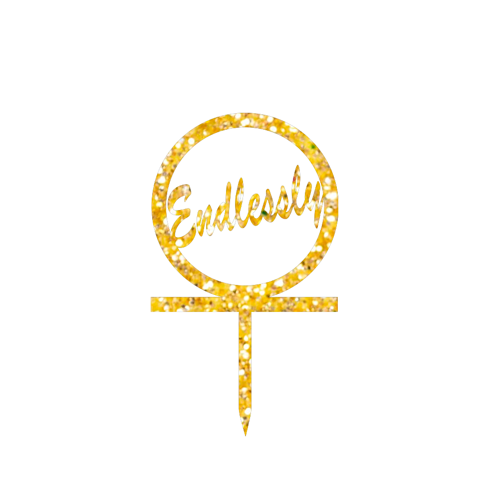 Endlessly Cake Topper