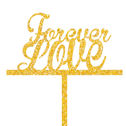 Forever Love cake topper