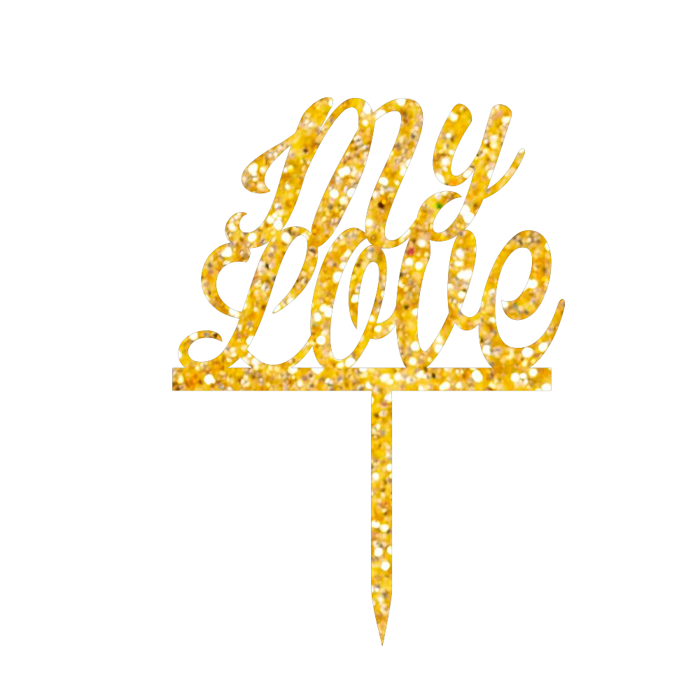 My Love Cake Topper