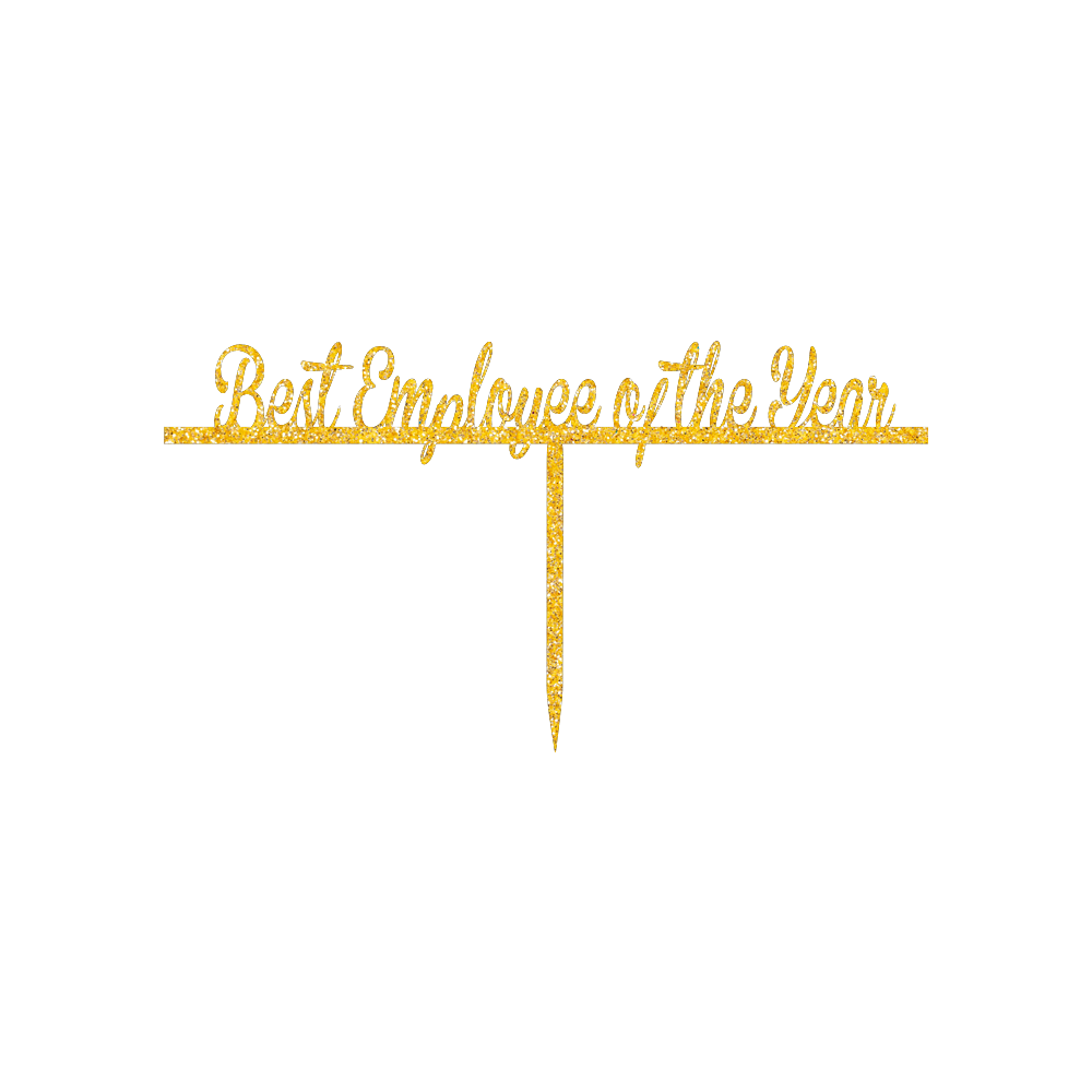 Best Employee of the year cake topper