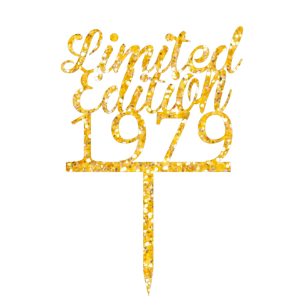 Limited Edition 1979 Cake Topper