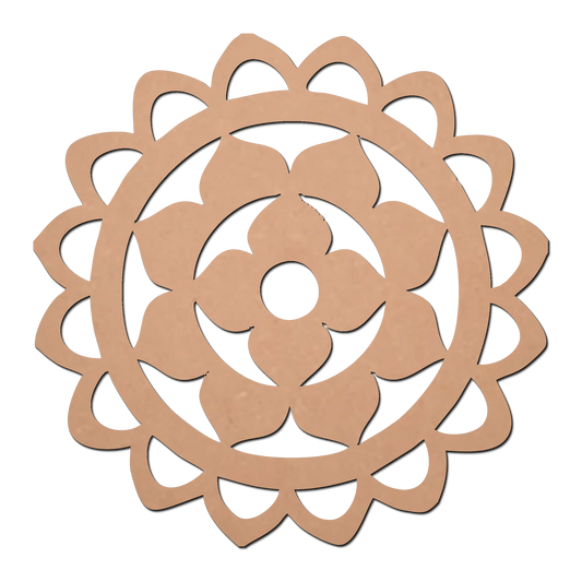Cirlcle Art 2  MDF Cutouts for Art and Craft Work / Craft Shapes