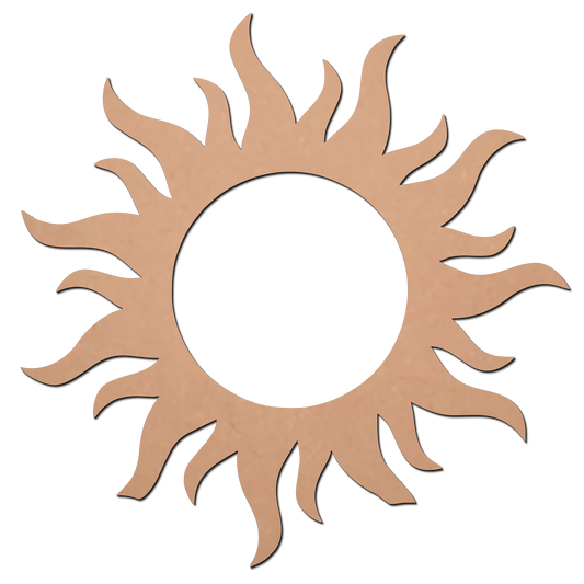 Sun 2 MDF Cutouts for Art and Craft Work / Craft Shapes