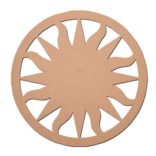 Sun MDF Cutouts for Art and Craft Work / Craft Shapes