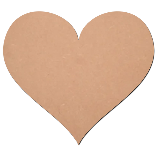 Heart MDF Cutouts for Art and Craft Work / Craft Shapes