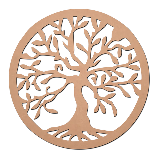 Circle Tree MDF Cutouts for Art and Craft Work / Craft Shapes