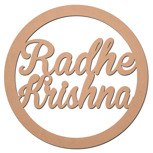 Radhe Krishna MDF Cutouts for Art and Craft Work / Craft Shapes