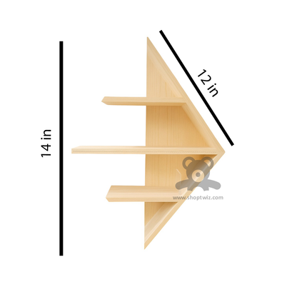 ShopTwiz Wooden Wood Blocks for Crafts, Pine Wood Board