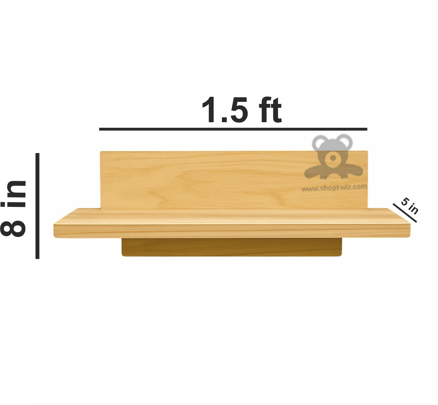 ShopTwiz Wooden Decorative Flower Pot Stand
