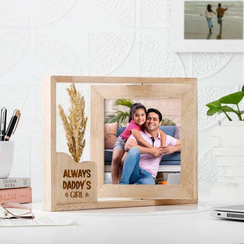 Daddy's Girl - Custom Rotating Flower Frame