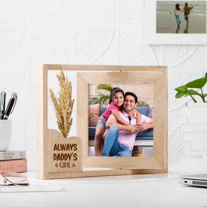 Daddy's Girl - Custom Rotating Flower Frame