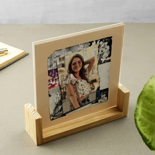 White acrylic Photo Frame