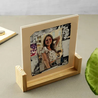 White acrylic Photo Frame