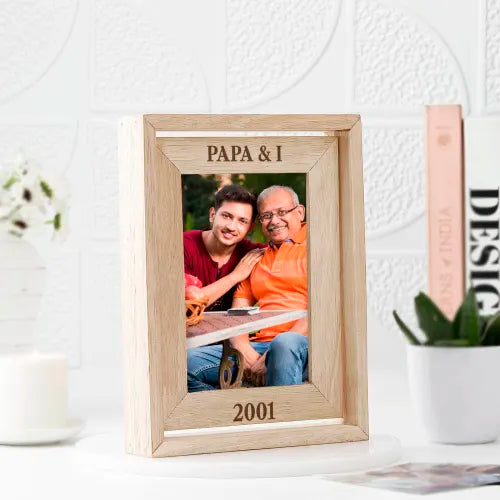 Dad and Me - Custom Rotating Frame