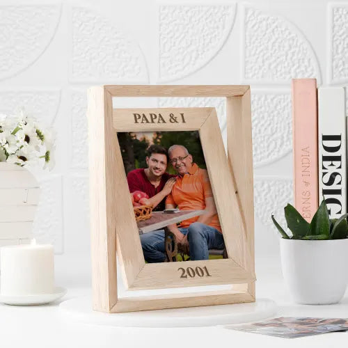 Dad and Me - Custom Rotating Frame