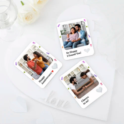 Custom Anniversary Fridge Magnet Set - Trio