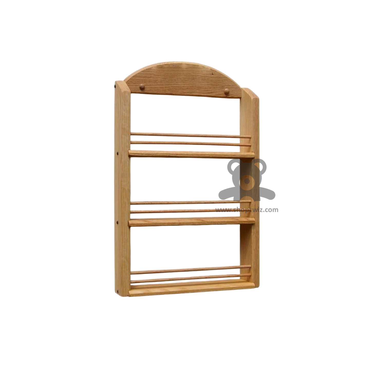 ShopTwiz Wooden 3-Store Box Stand for Kitchen