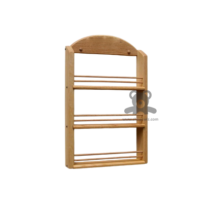 ShopTwiz Wooden 3-Store Box Stand for Kitchen