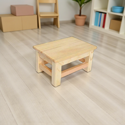 ShopTwiz Wooden Mini Tablle for Bathroom