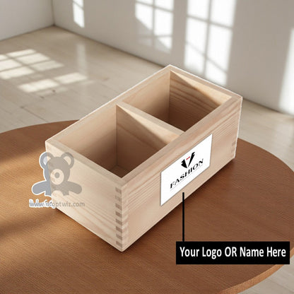 ShopTwiz Customized Wooden Box – Personalize with Logo or Name | Premium Corporate Gift