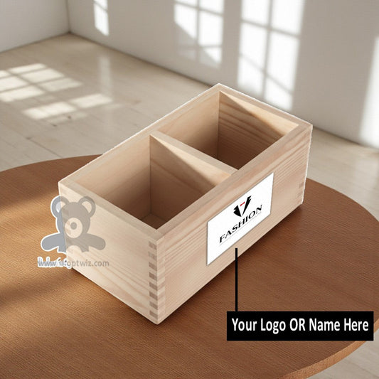 ShopTwiz Customized Wooden Box – Personalize with Logo or Name | Premium Corporate Gift