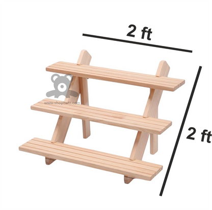ShopTwiz Wooden Stand for Kitchen and Pot Stand