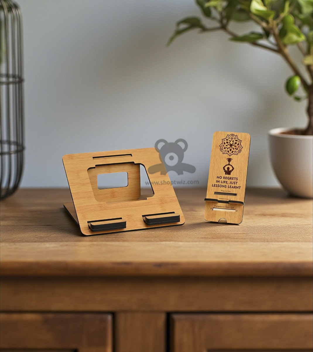 ShopTwiz Tab and Mobile Stand Customized Logo
