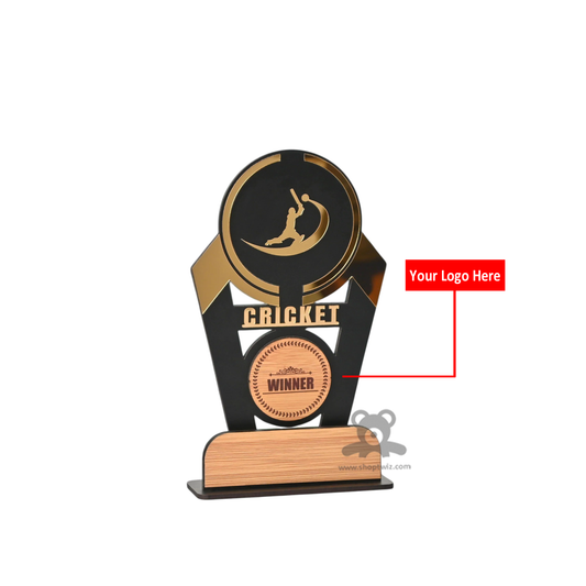 ShopTwiz  Beautiful Trophy  with Customized Logo and Text