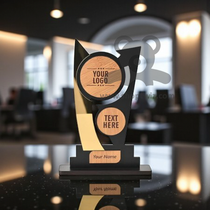 ShopTwiz Trophy with Customized Logo and Text