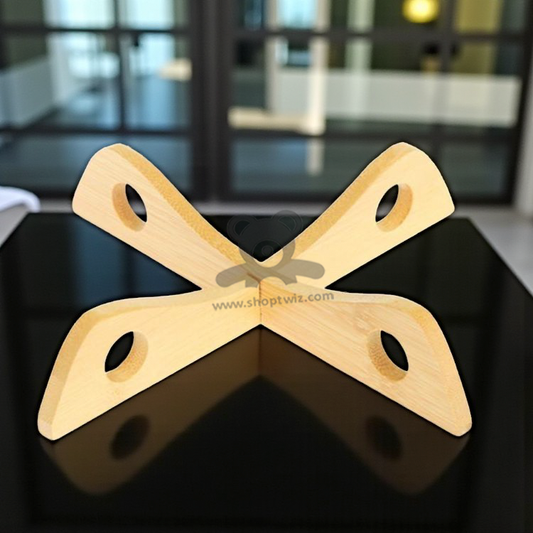 ShopTwiz Wooden Multipurpose Cross Stand- Elegant Corporate Gift