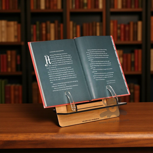 ShopTwiz  Wooden Adjustable Book Stand -Premium Corporate Gift