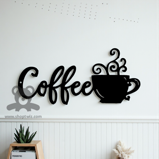 ShopTwiz Coffee Wall Art Décor | Stylish Café & Office Wall Hanging Corporate Gift"