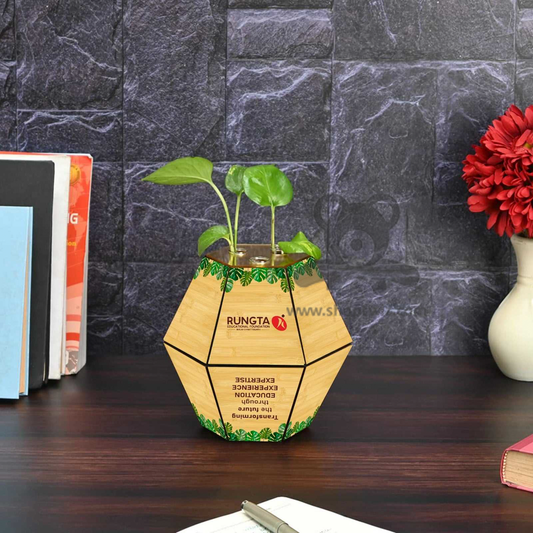 Customized Hexagonal Planter Calendar | Eco-Friendly Product | Corporate Gift