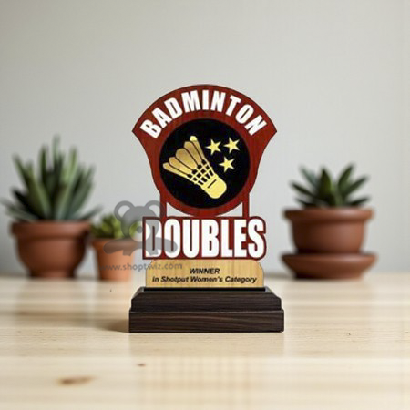 ShopTwiz Badminton Doubles Trophy