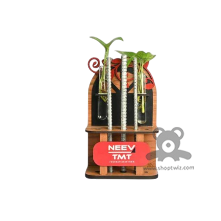 ShopTwiz Wooden Stand – Customizable Corporate Gift & Desk Accessory