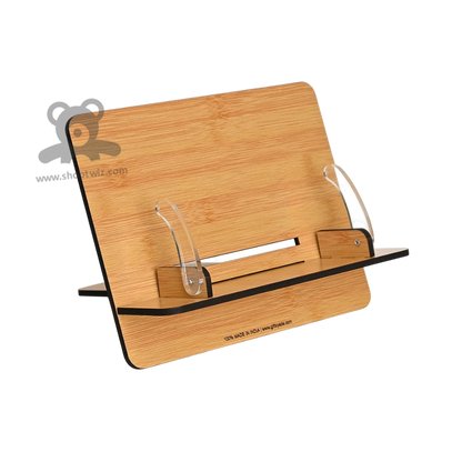 ShopTwiz  Wooden Adjustable Book Stand -Premium Corporate Gift