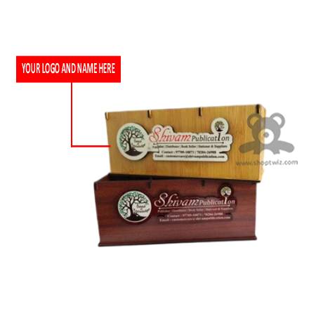 ShopTwiz Premium Wooden Engraved Frame – Custom Corporate Gift & Appreciation Plaque