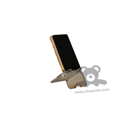 ShopTwiz Transparent Acrylic Mobile Stand - Stylish Corporate Gift